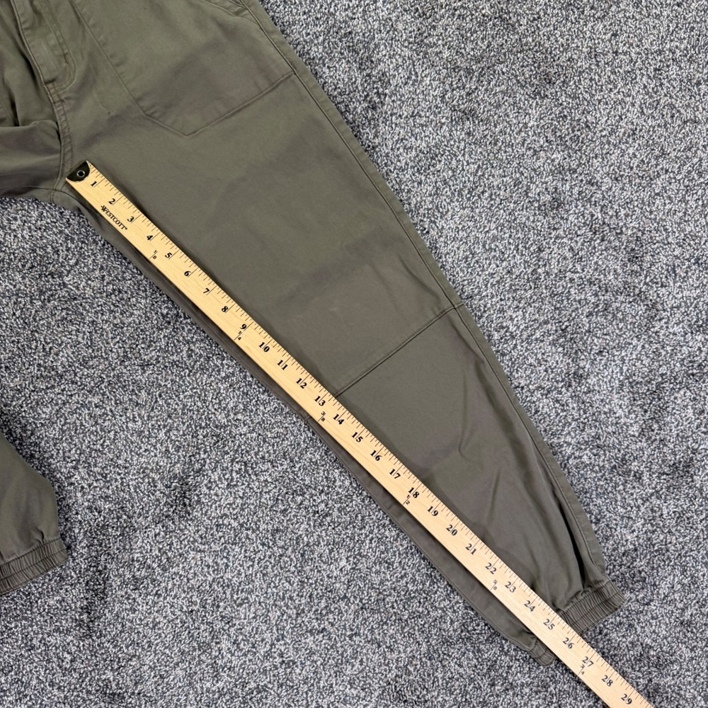 DU/ER Live Free Jogger Olive Green High Rise Performance Pants Womens 26 - Picture 13 of 15